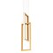Afx Cole Pendant, LED, 3000K, 120V, 6" W x 24" H  - Gold COLP06L30D1GD - alternate 1